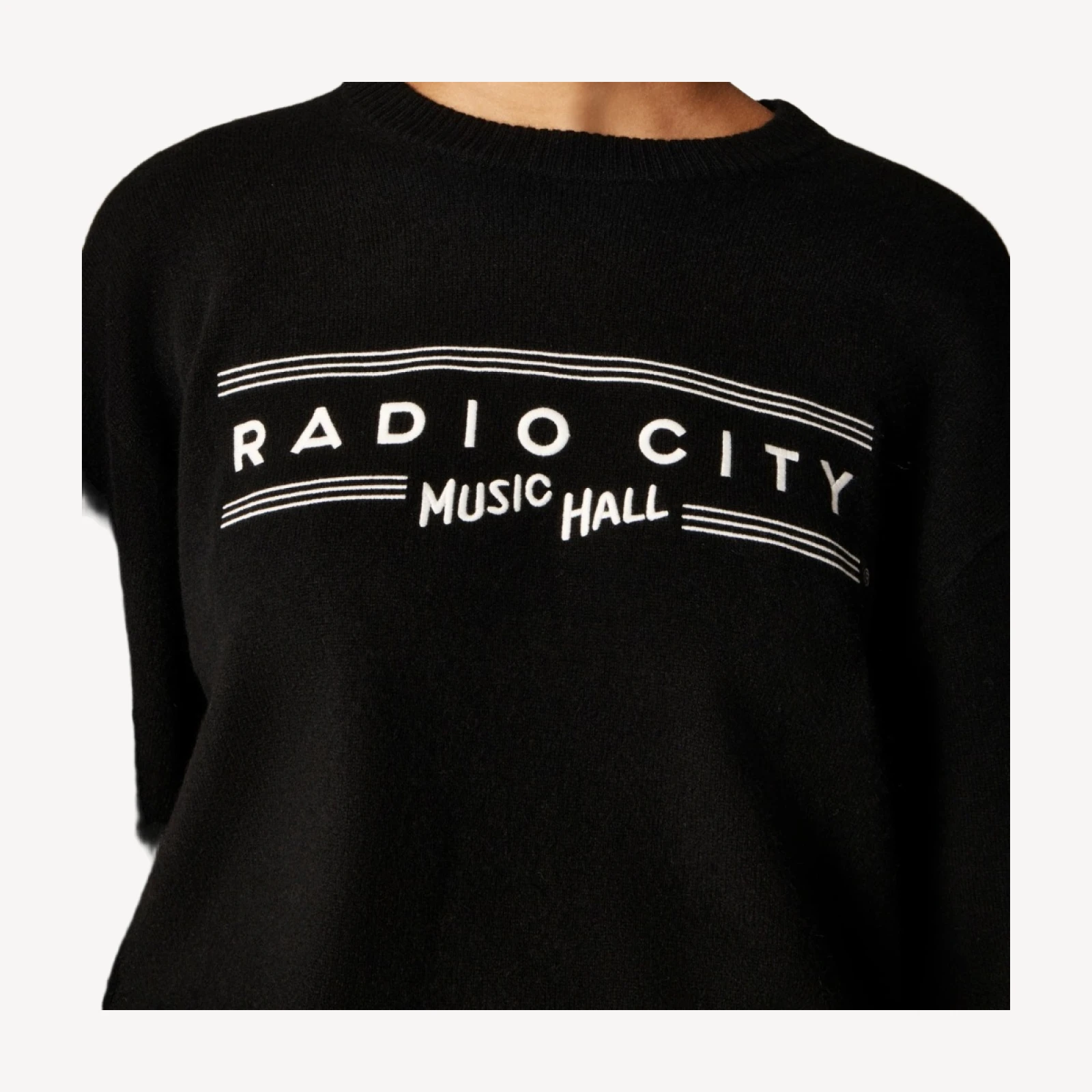 Radio City Music Hall X J.Crew Perfect cashmere crewneck sweater