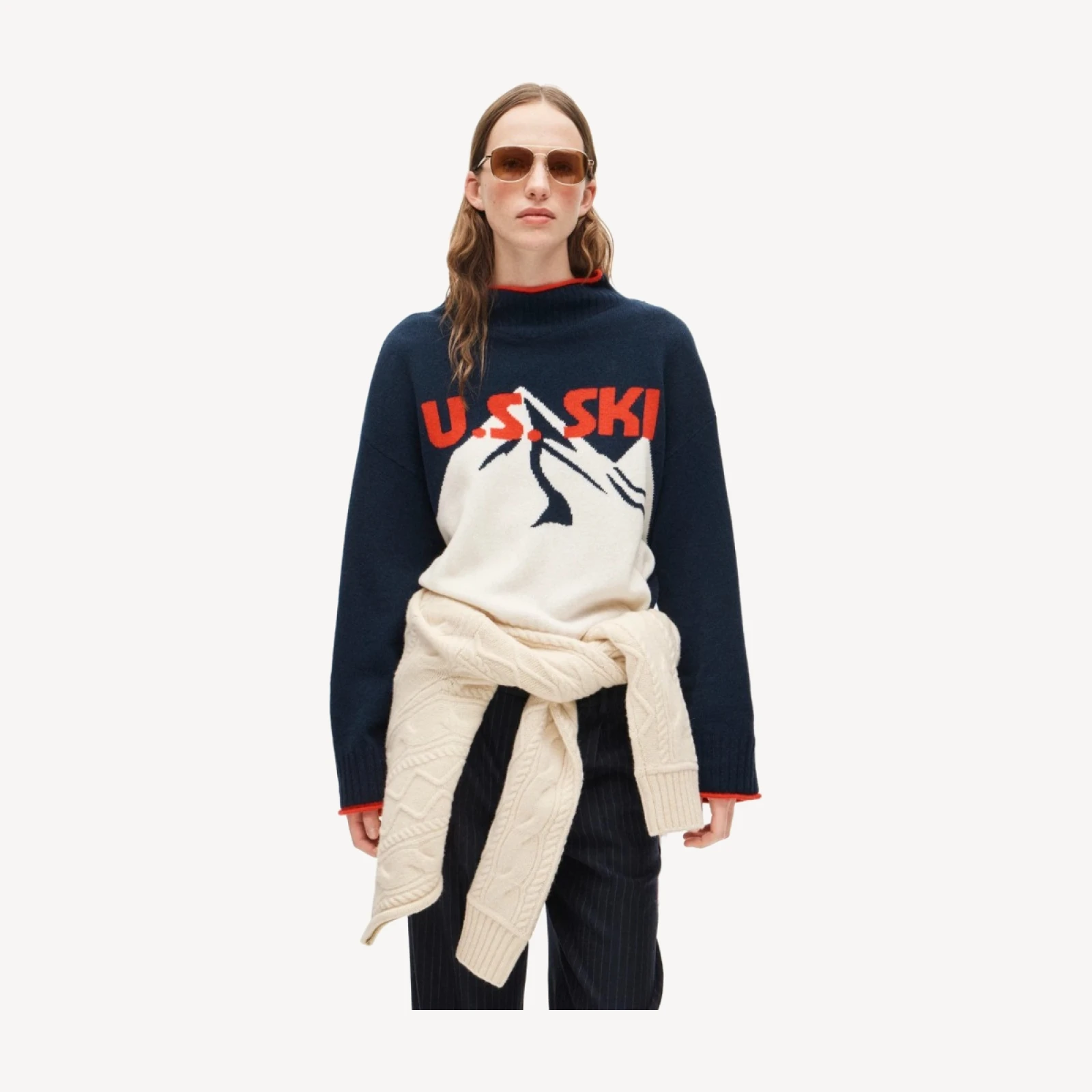 U.S. Ski & Snowboard by J.Crew graphic Rollneck™ sweater in vintage wool