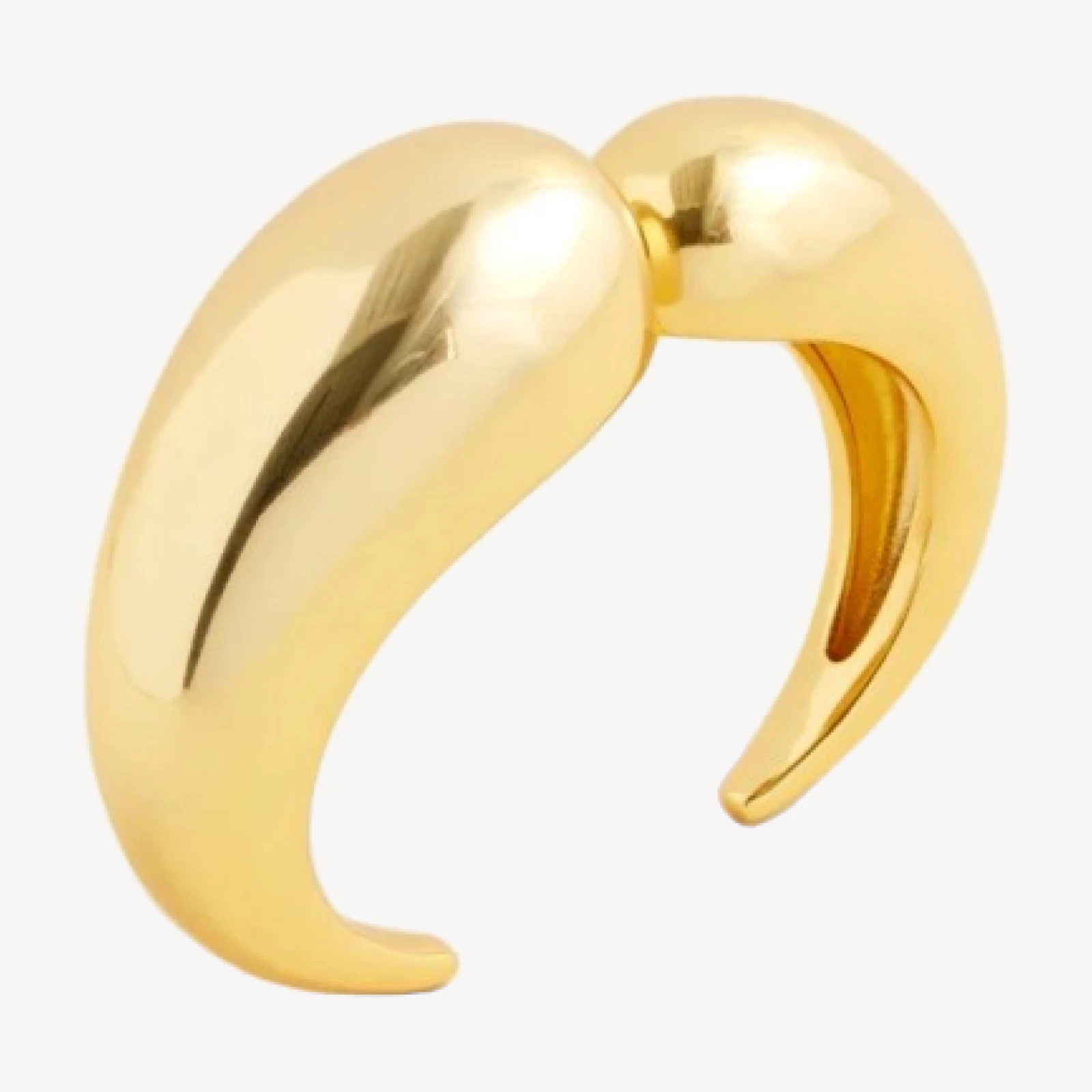 KHIRY X J.Crew large two-talon cuff bracelet