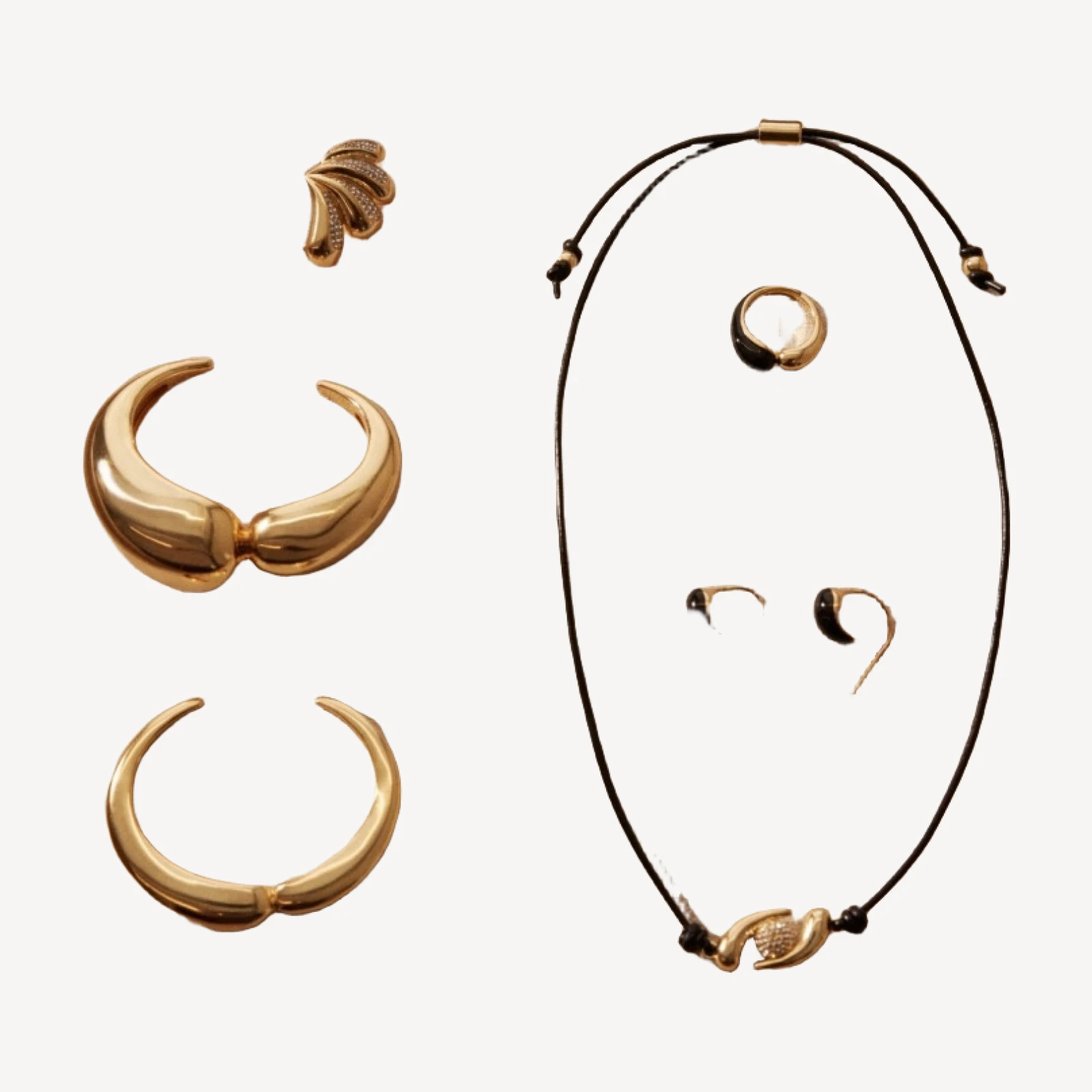 KHIRY X J.Crew large two-talon cuff bracelet