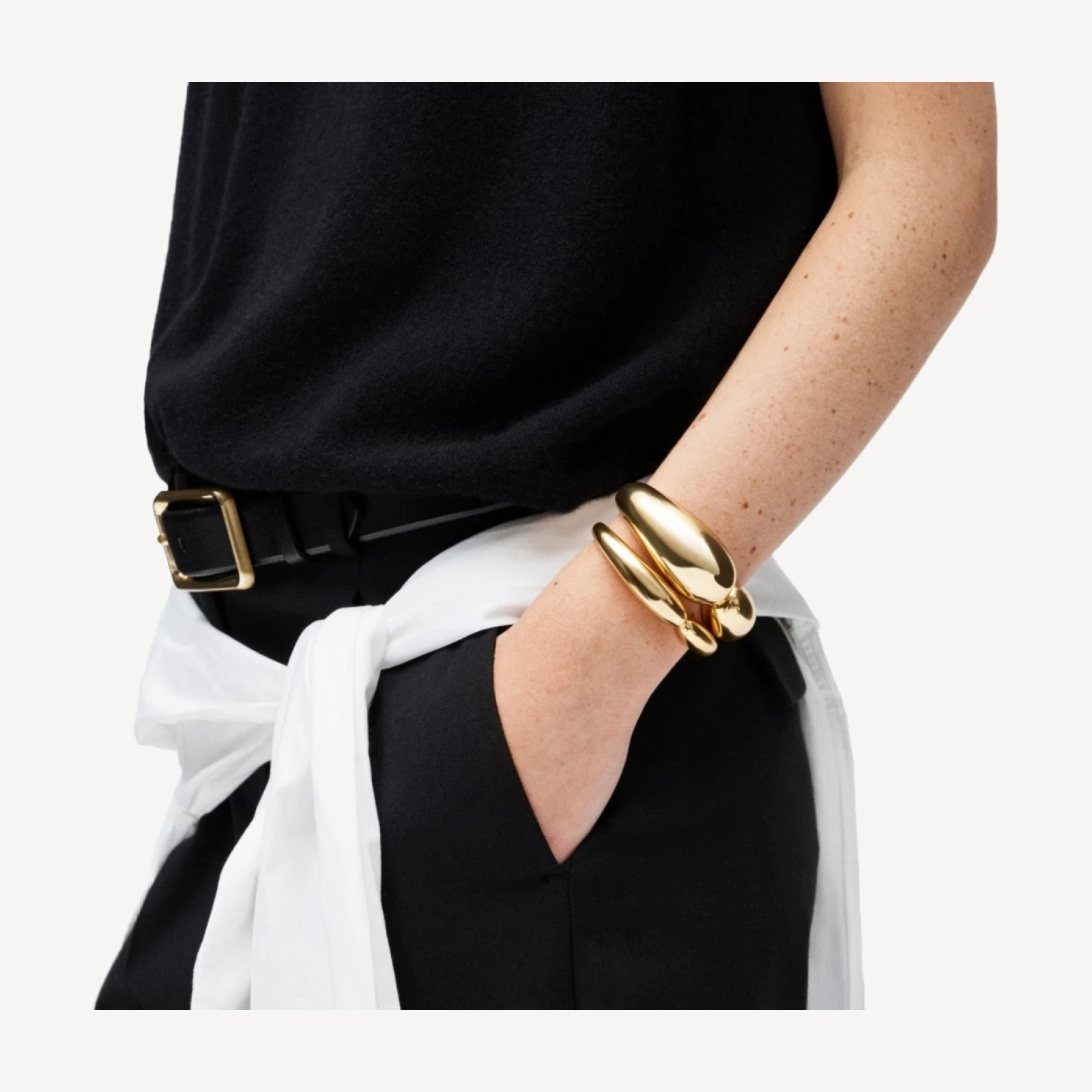 KHIRY X J.Crew large two-talon cuff bracelet