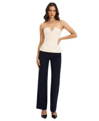 Miss Circle Yanin Low-Rise Straight Leg Pants