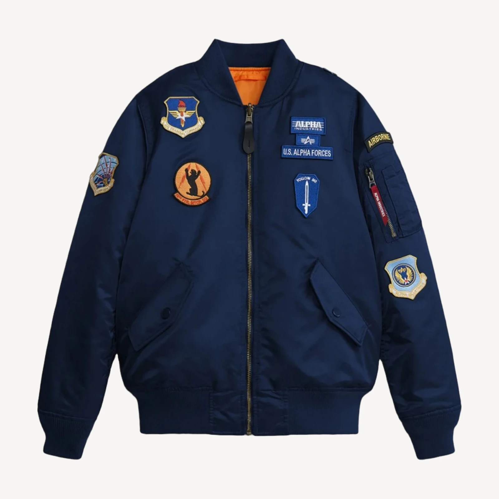 Kids' Alpha Industries® MA-1 squadron bomber jacket