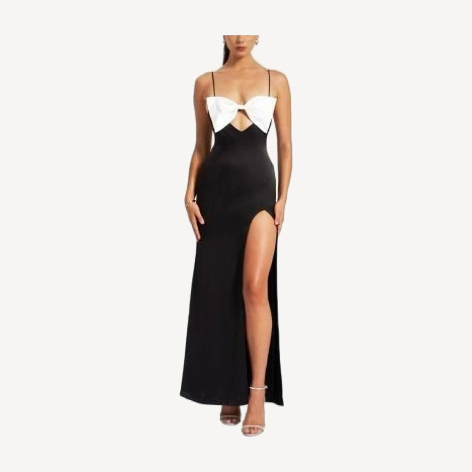 Miss Circle Eleanor Bow Satin Gown