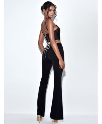 Miss Circle Tristyn Crystal Strap Corset Top