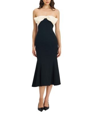Miss Circle Saige Mermaid Maxi Dress with Bow Bustline