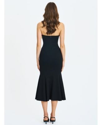Miss Circle Saige Mermaid Maxi Dress with Bow Bustline