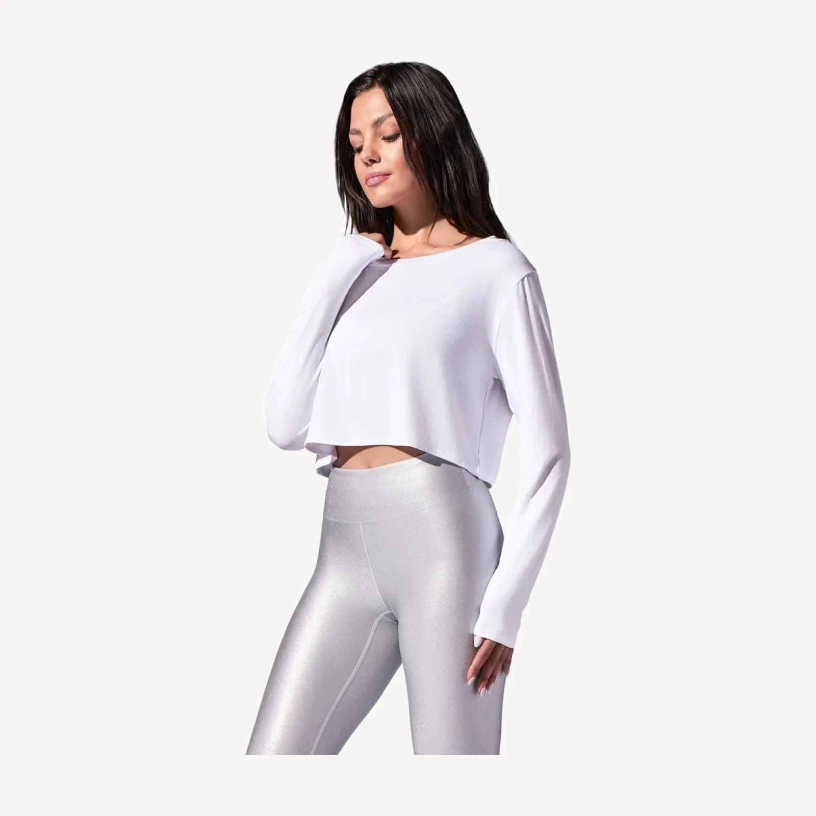 L/S Boat Neck Top [WHITE]