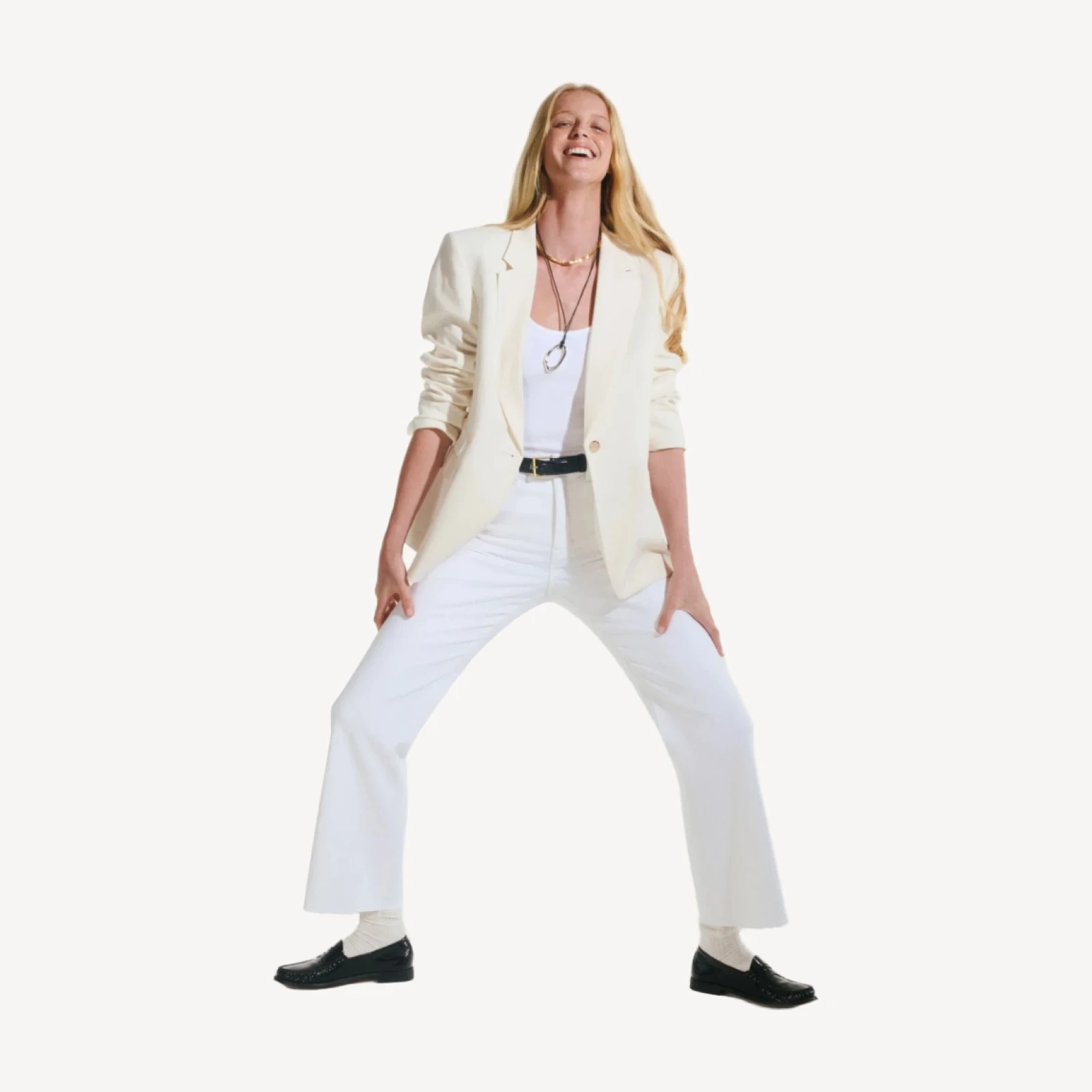 Charley kickout cropped jean in super-stretch