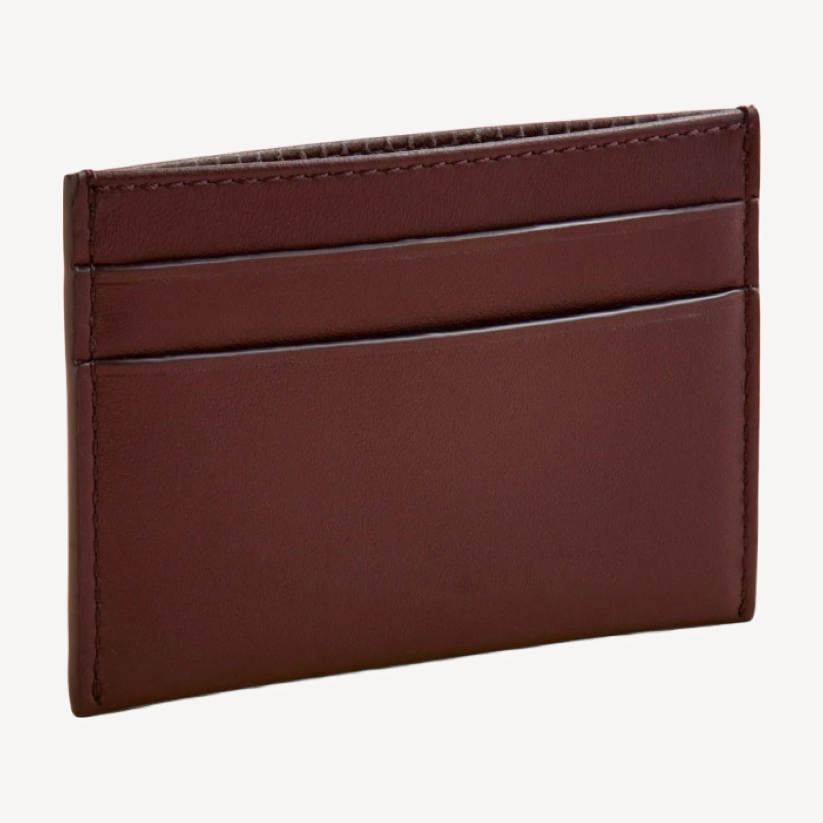 Leather double-sided cardholder