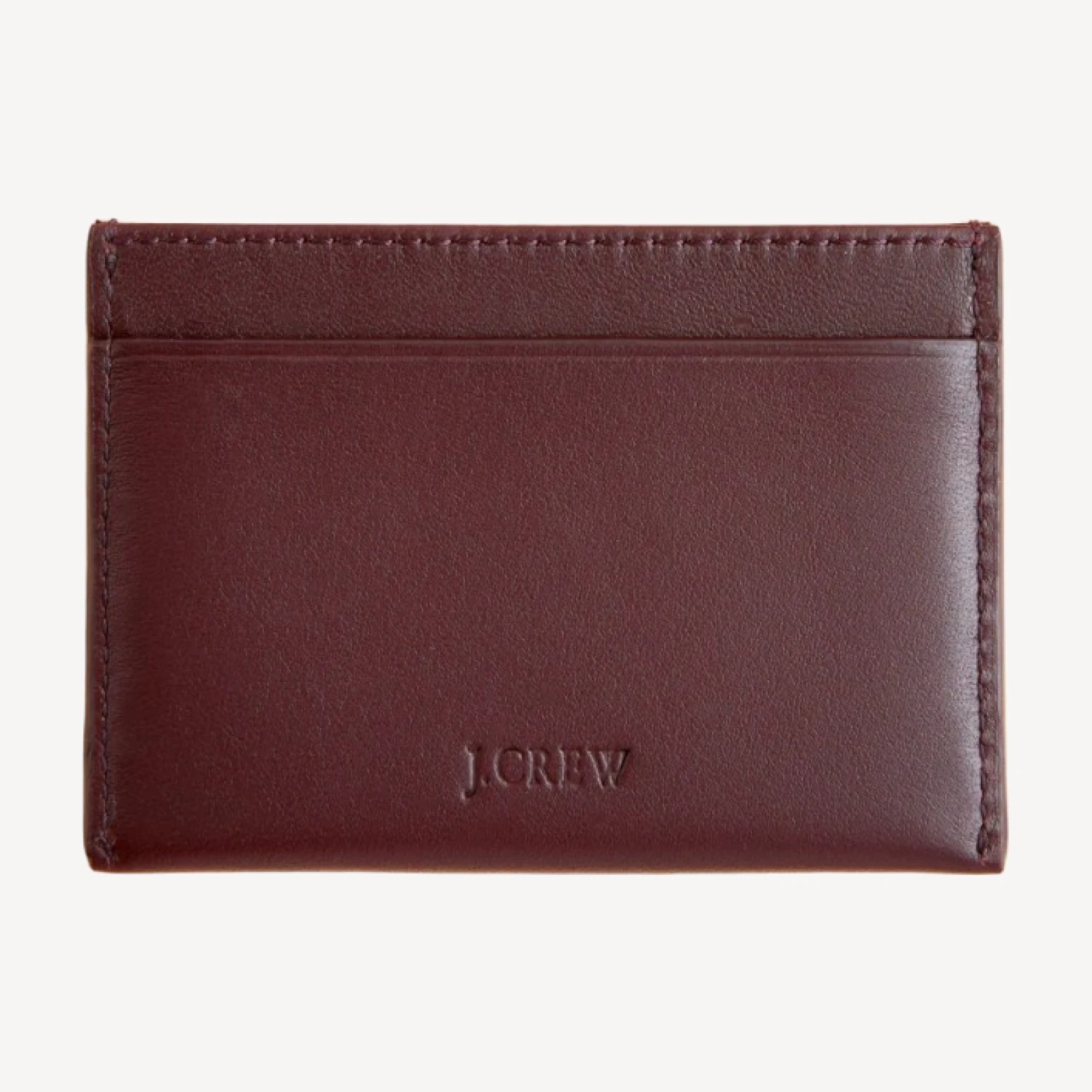 Leather double-sided cardholder