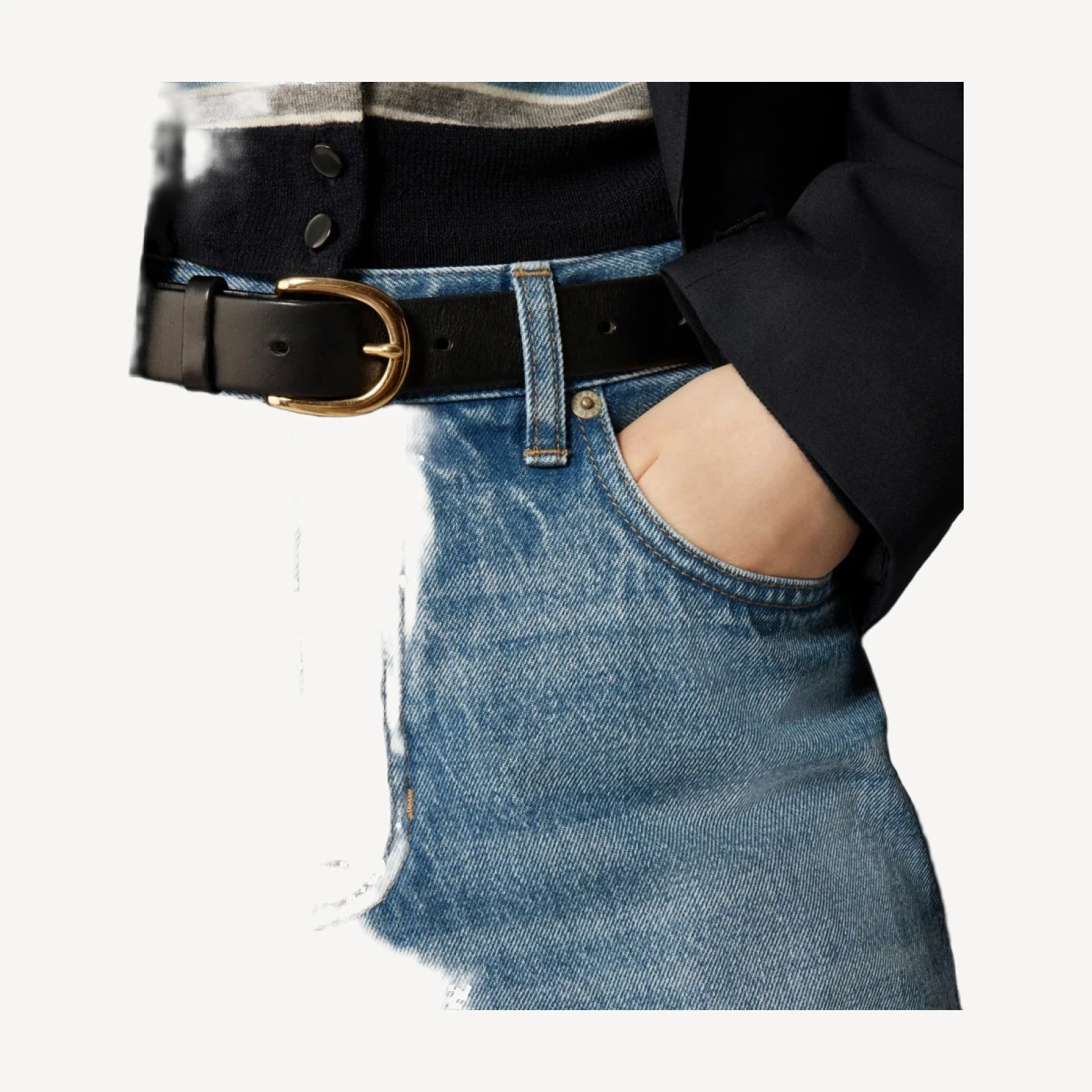 Slouchy jean