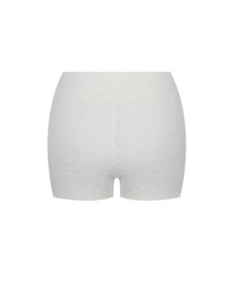 Miss Circle Sera Wool-Blend Ribbed Knit Mini Shorts