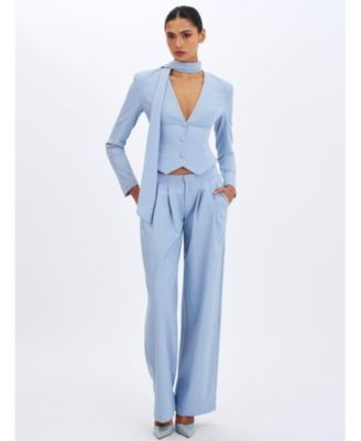 Miss Circle Renley Pinstripe Peplum Blazer, photo 2