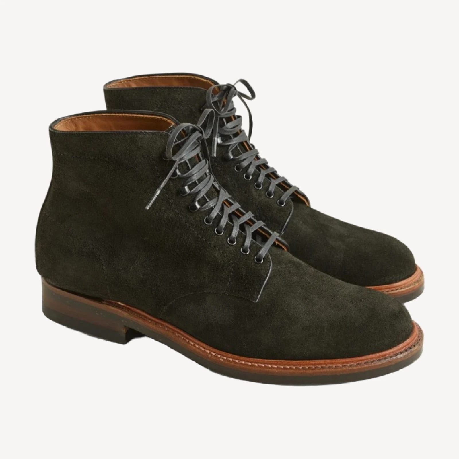 Alden® for J.Crew plain-toe boots in suede