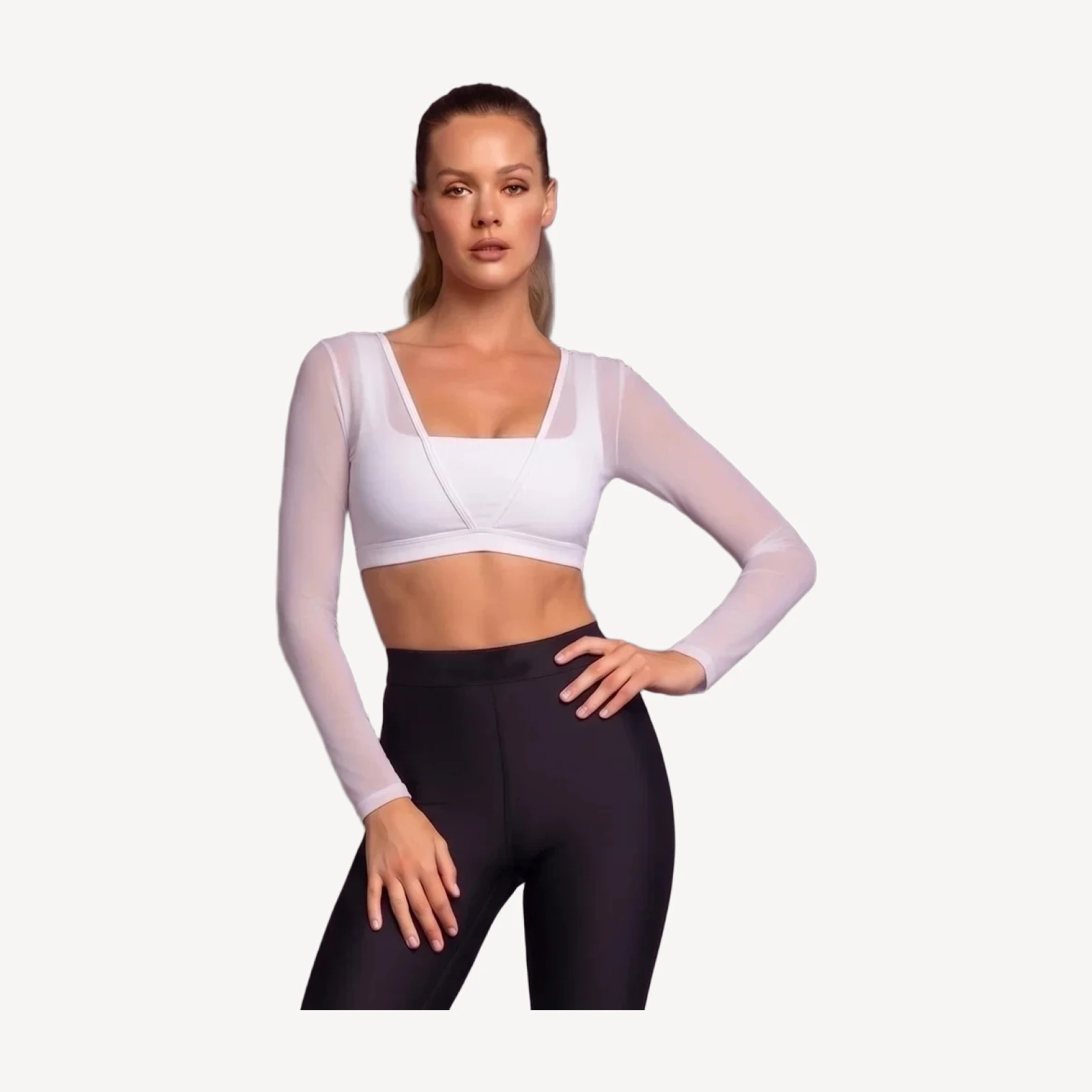Illusion Bra Top [White]