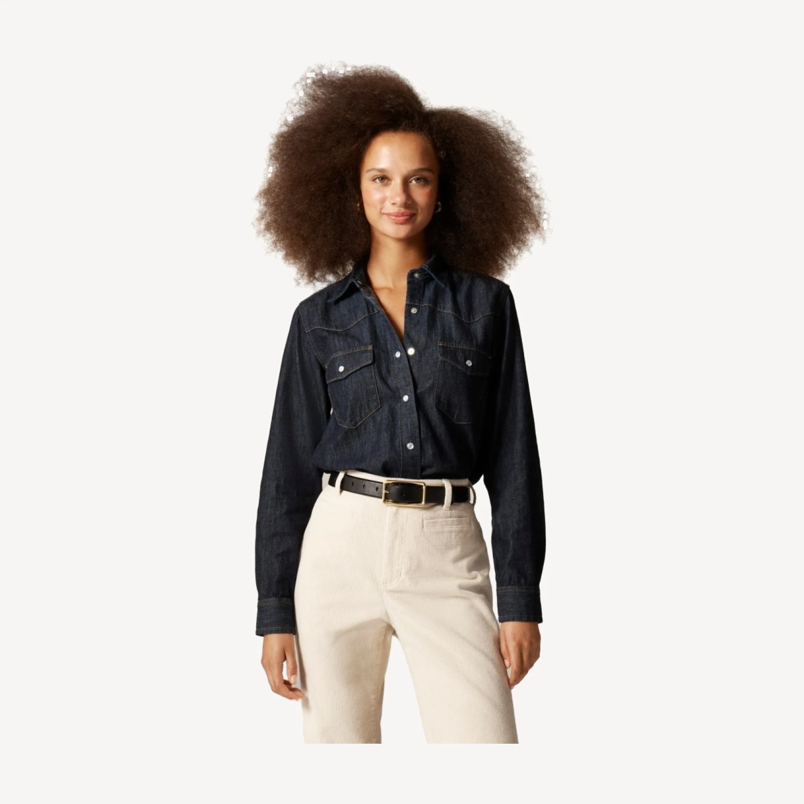Jules western shirt in denim