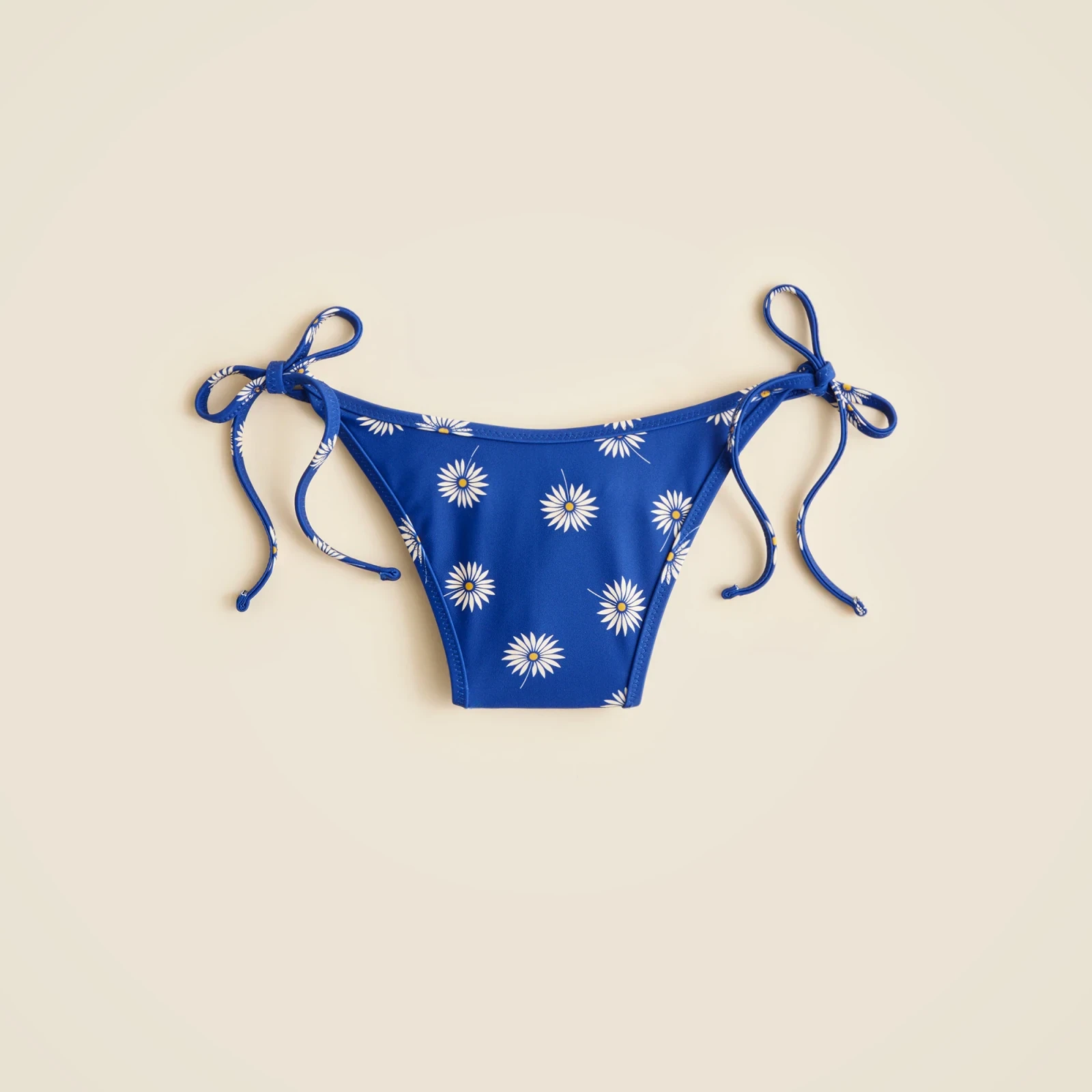 String bikini bottom in daisy print