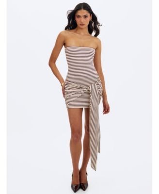 Miss Circle Tommie Lyocell Jersey Tie Strap Mini Dress