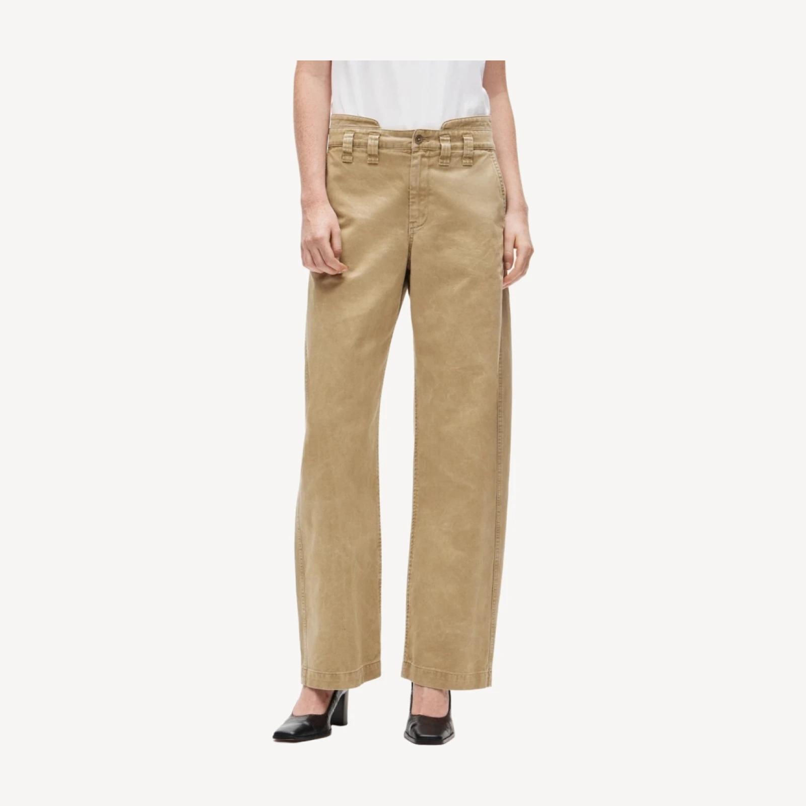 Eckhaus Latta x J.Crew double-waisted chino pant