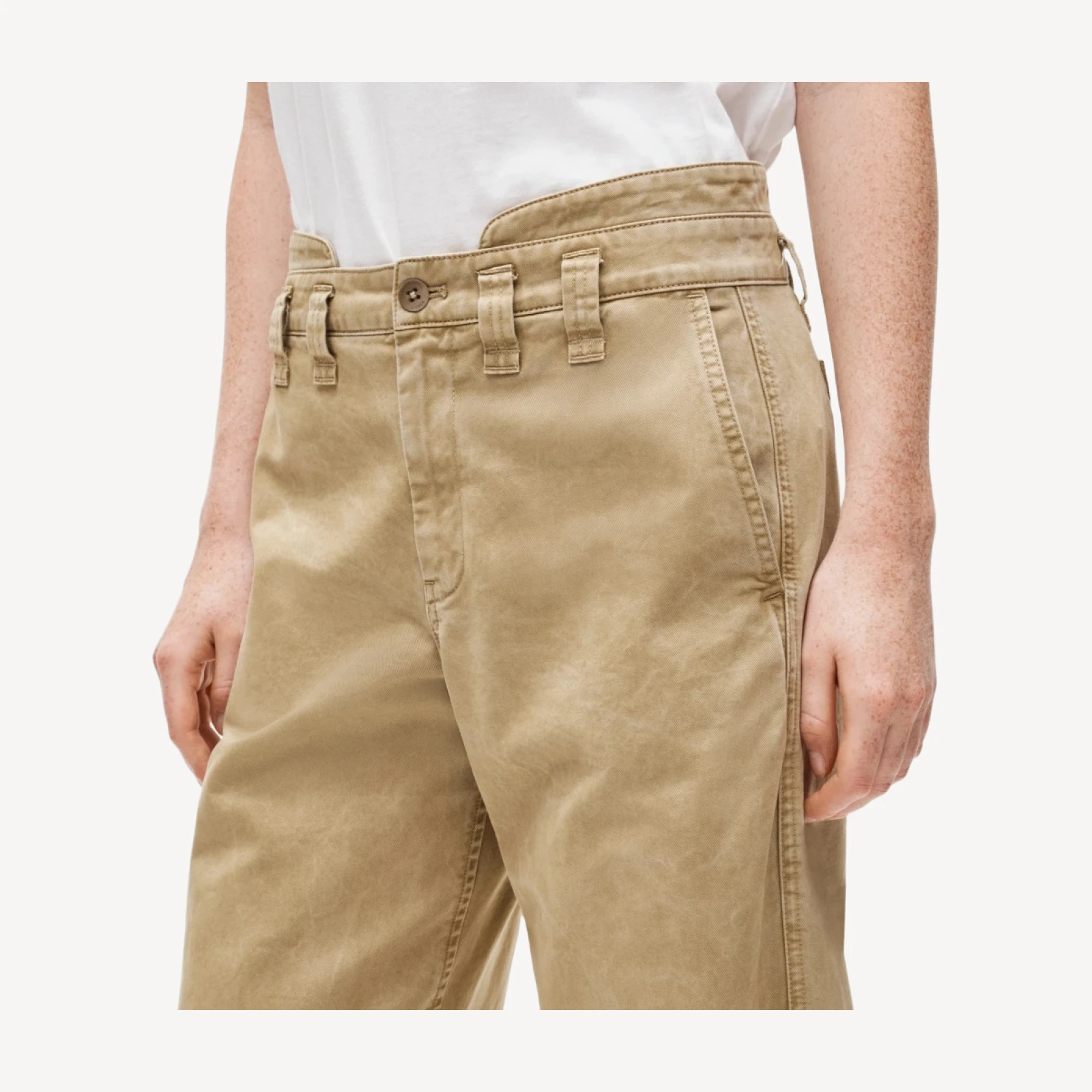 Eckhaus Latta x J.Crew double-waisted chino pant