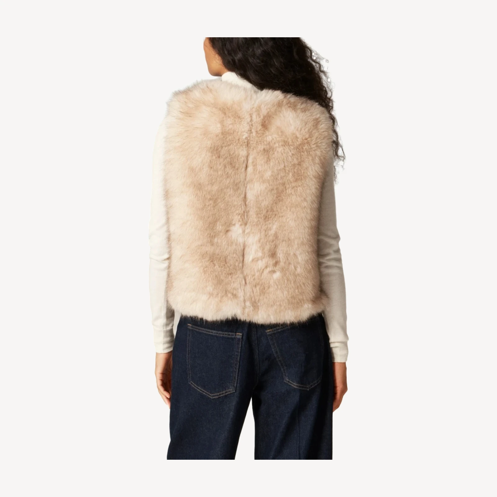 Faux-fur vest