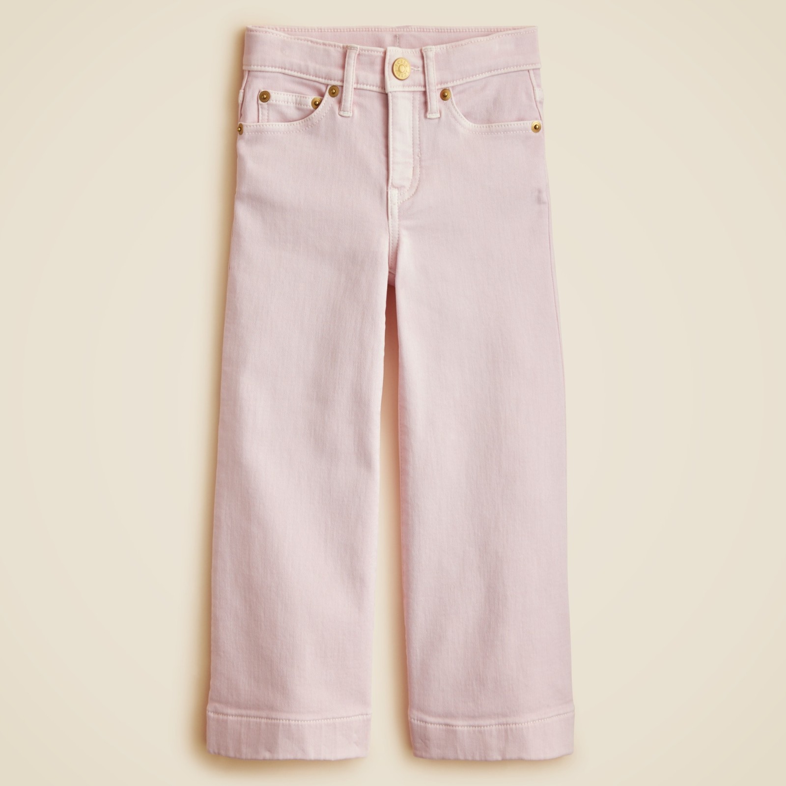Girls' Sailor garment-dyed stretch denim trouser