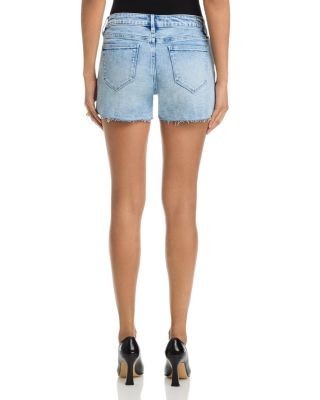 Aqua Cutoff Denim Shorts - Exclusive