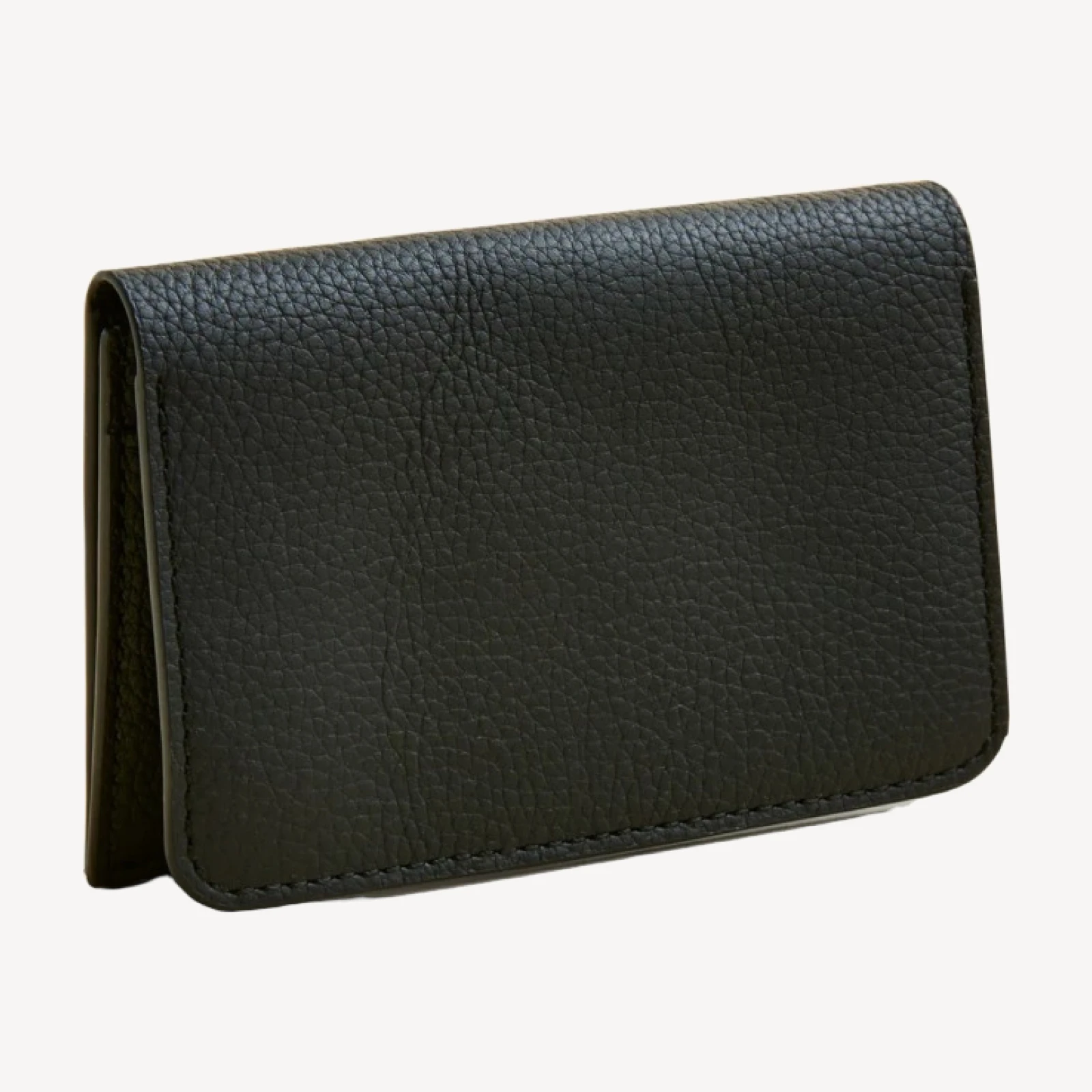 Leather bifold cardholder