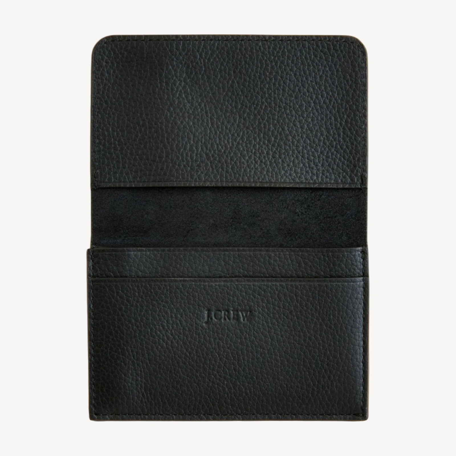 Leather bifold cardholder
