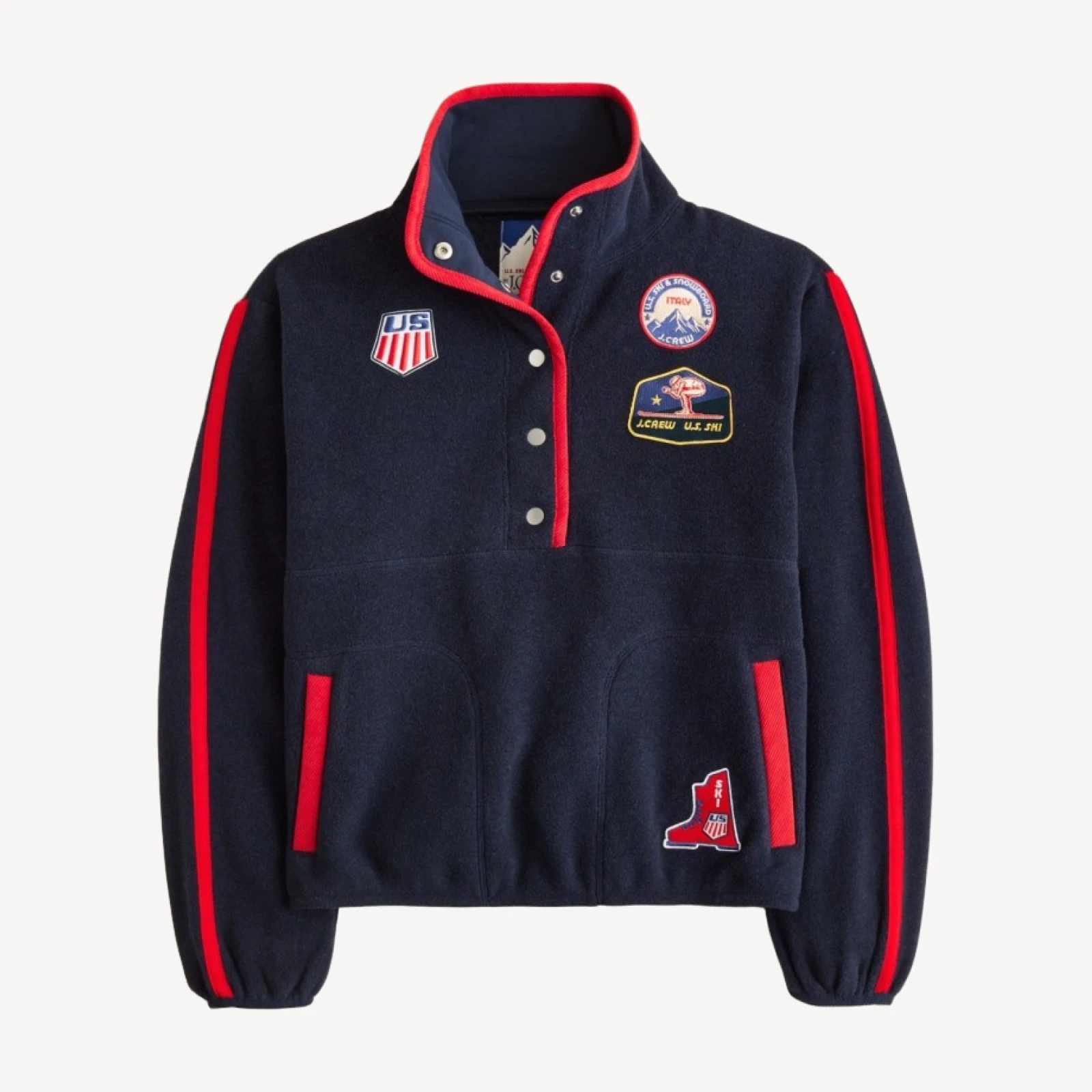 U.S. Ski & Snowboard by J.Crew warm-up fleece pullover