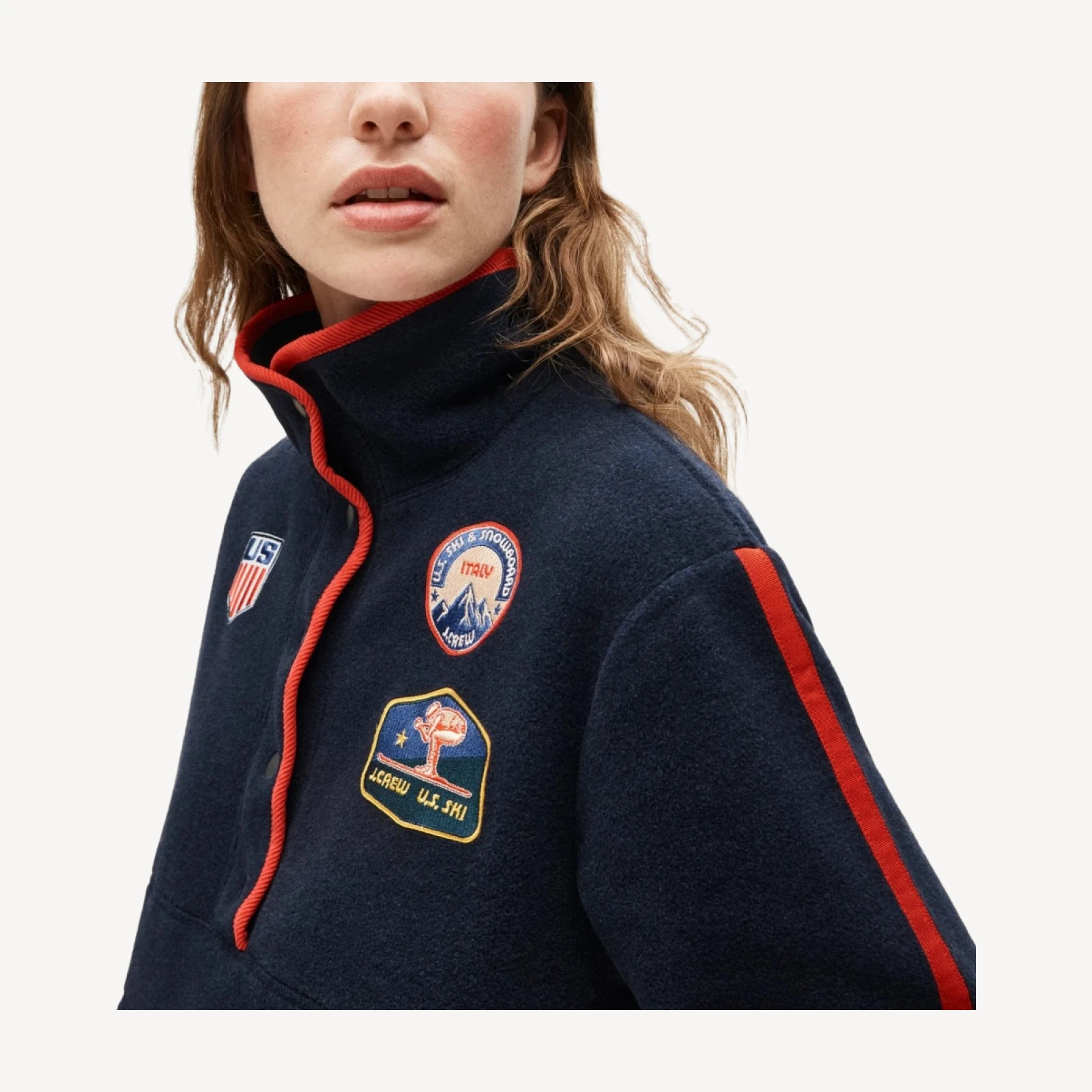 U.S. Ski & Snowboard by J.Crew warm-up fleece pullover