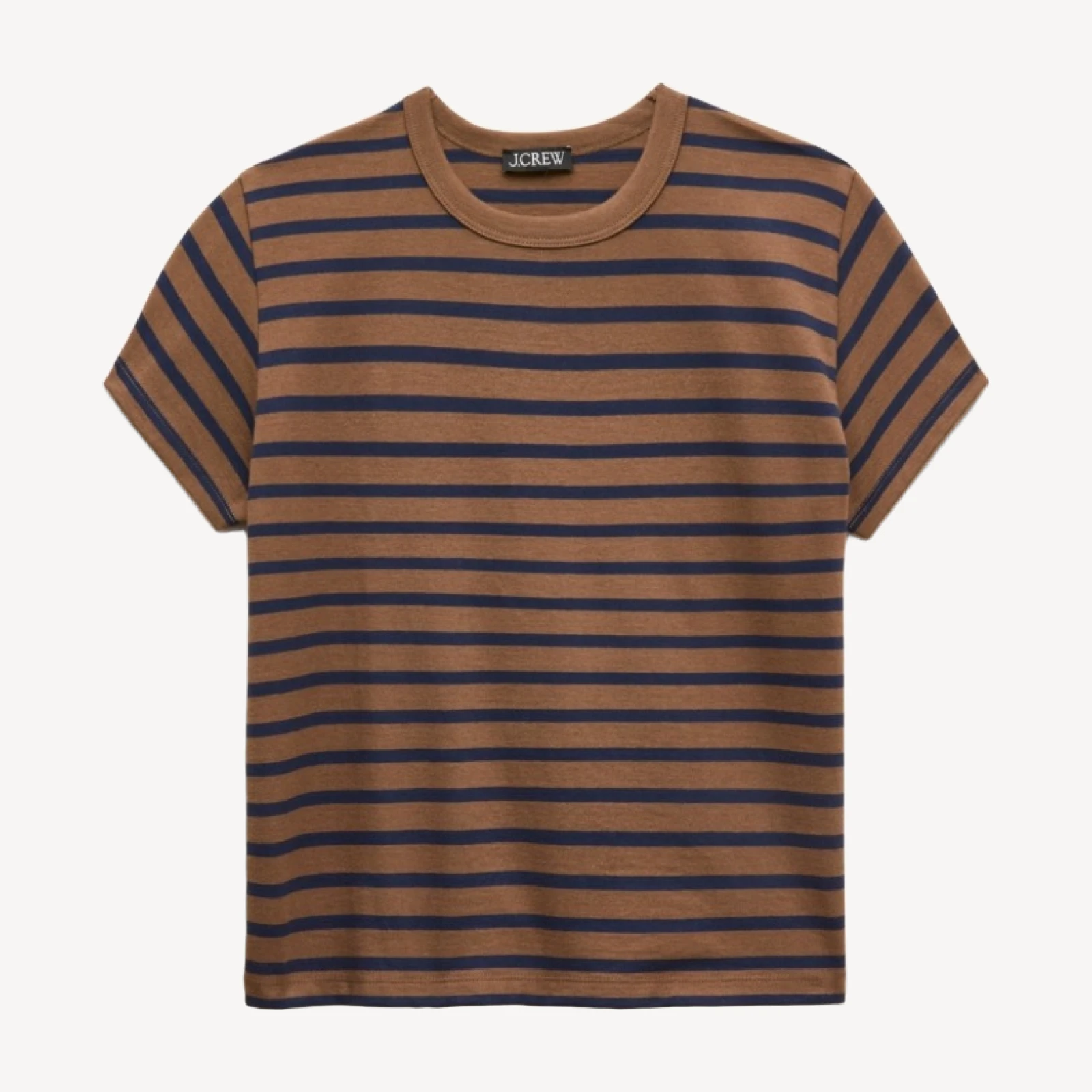 Boyfriend jersey classic-fit T-shirt in stripe
