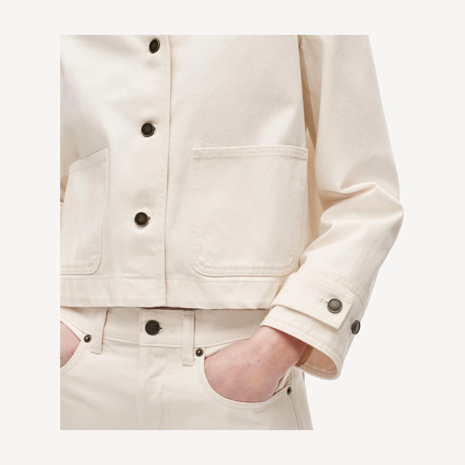 Cropped Barn Jacket™ in denim