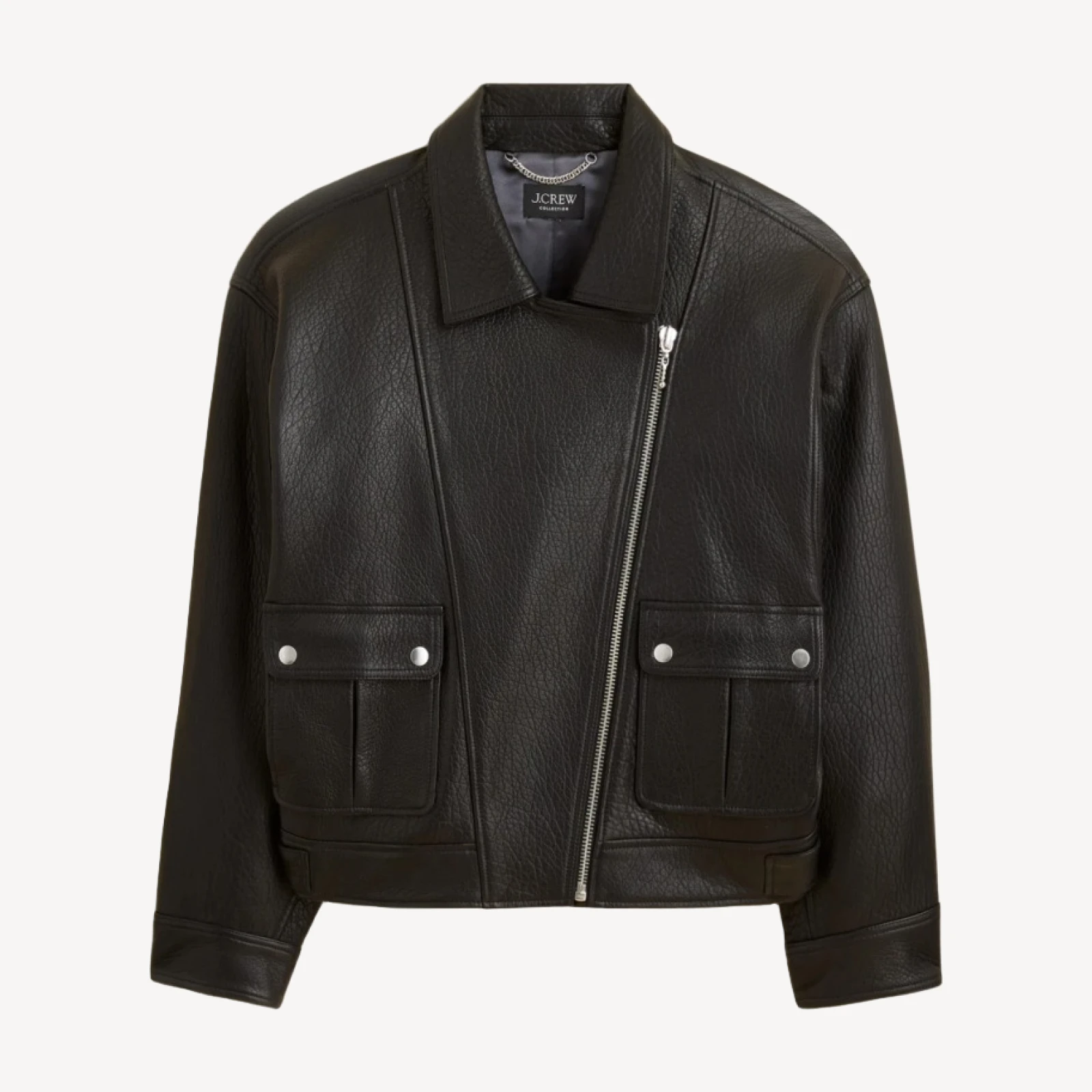 Collection leather motorcycle jacket