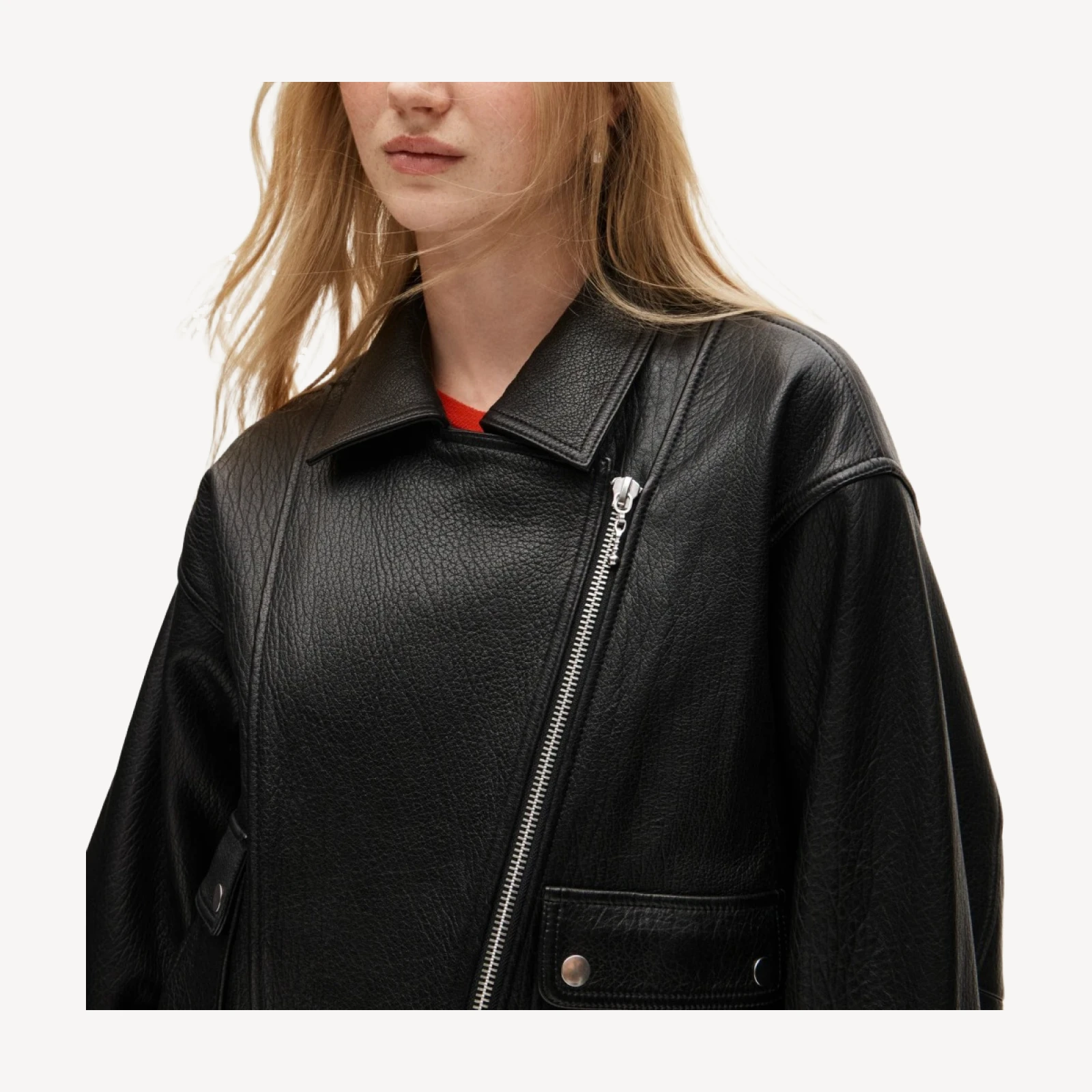 Collection leather motorcycle jacket