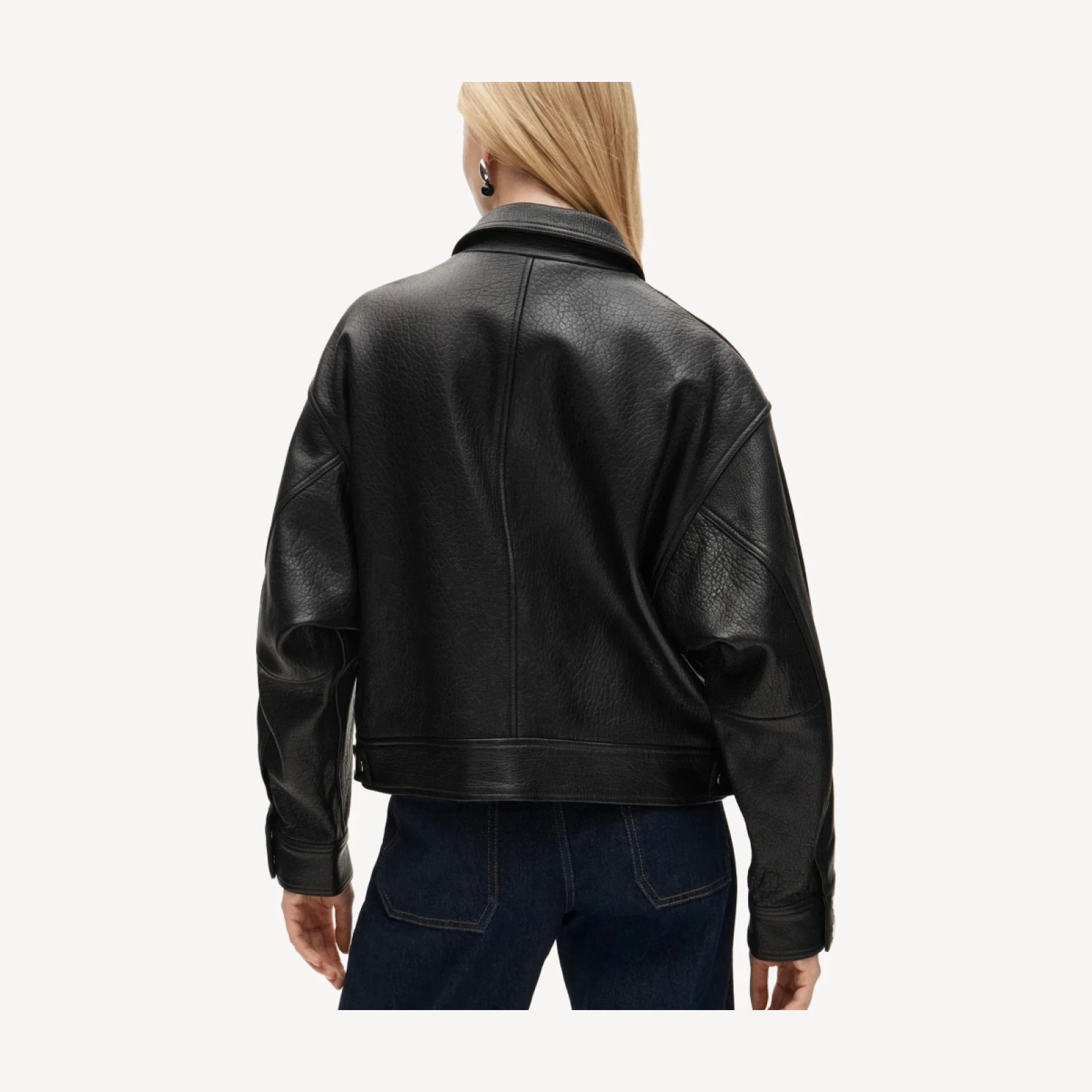 Collection leather motorcycle jacket