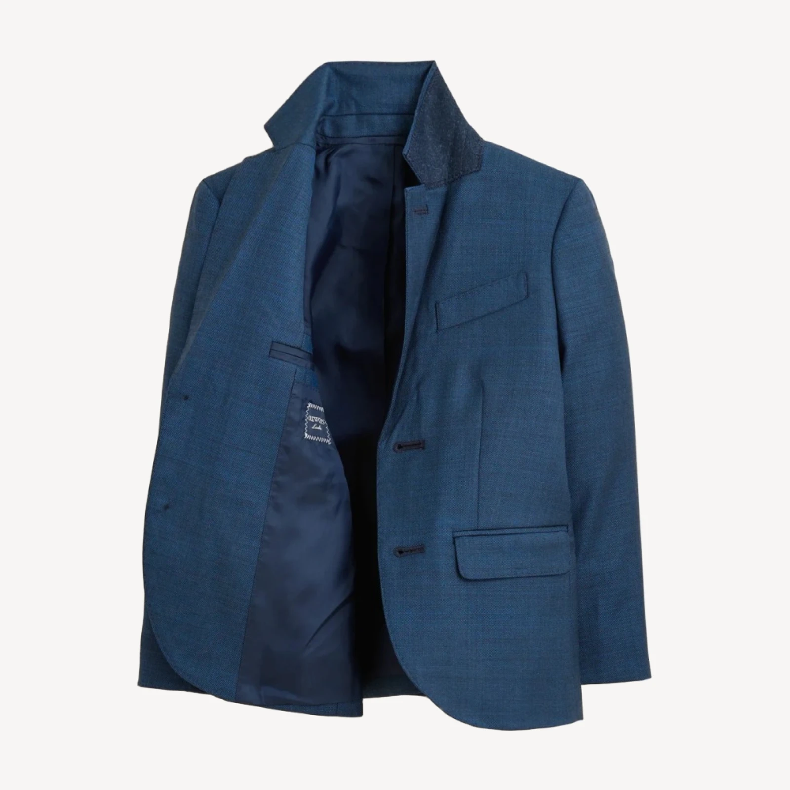 Boys' Ludlow suit jacket in stretch worsted wool blend