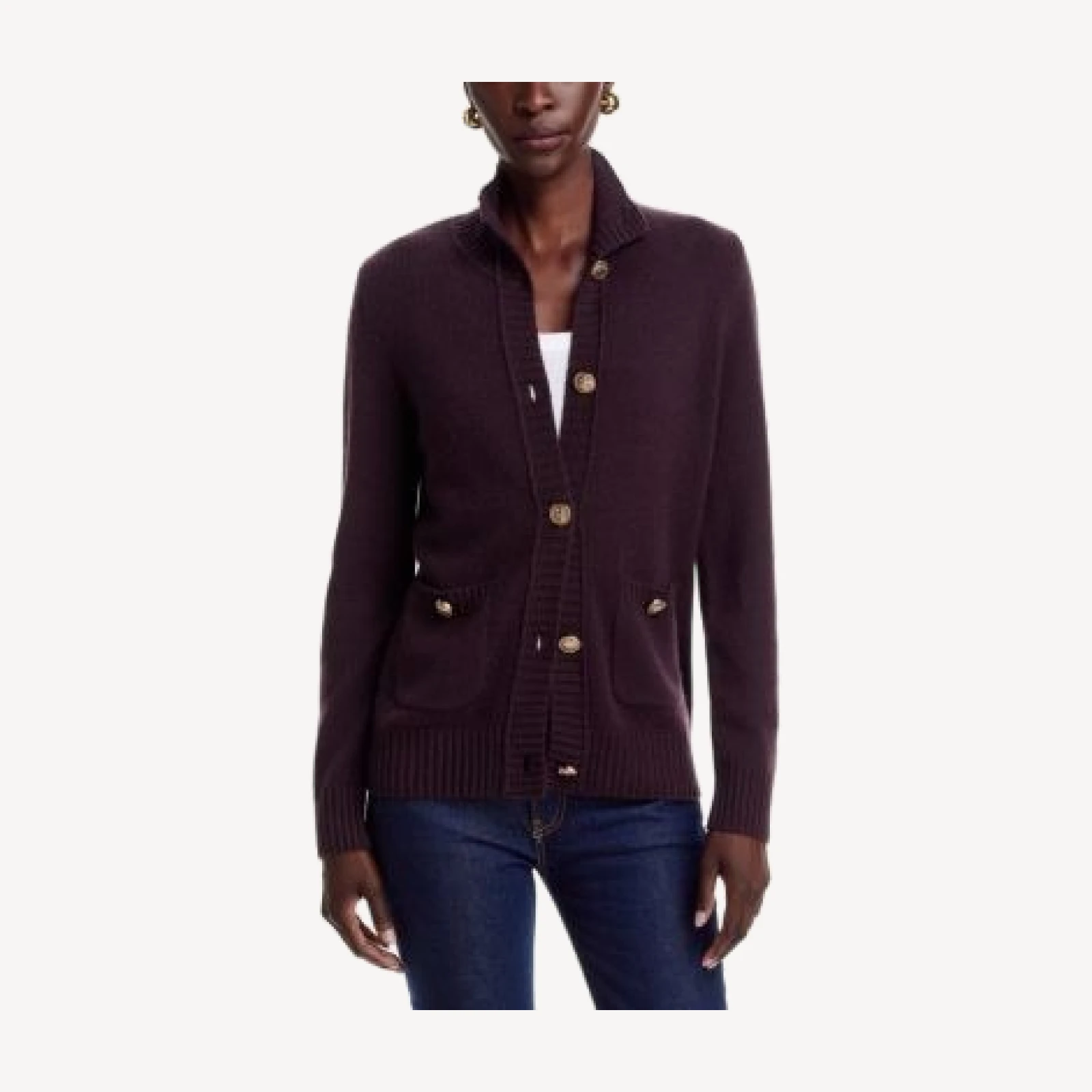 C by Bloomingdale's Cashmere Rib Knit Cardigan - Exclusive