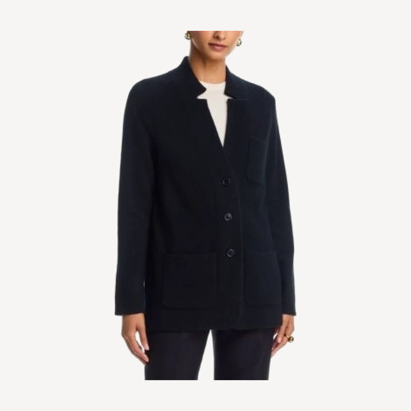 C by Bloomingdale's Cashmere 100% Cashmere Notch Collar Blazer - Exclusive