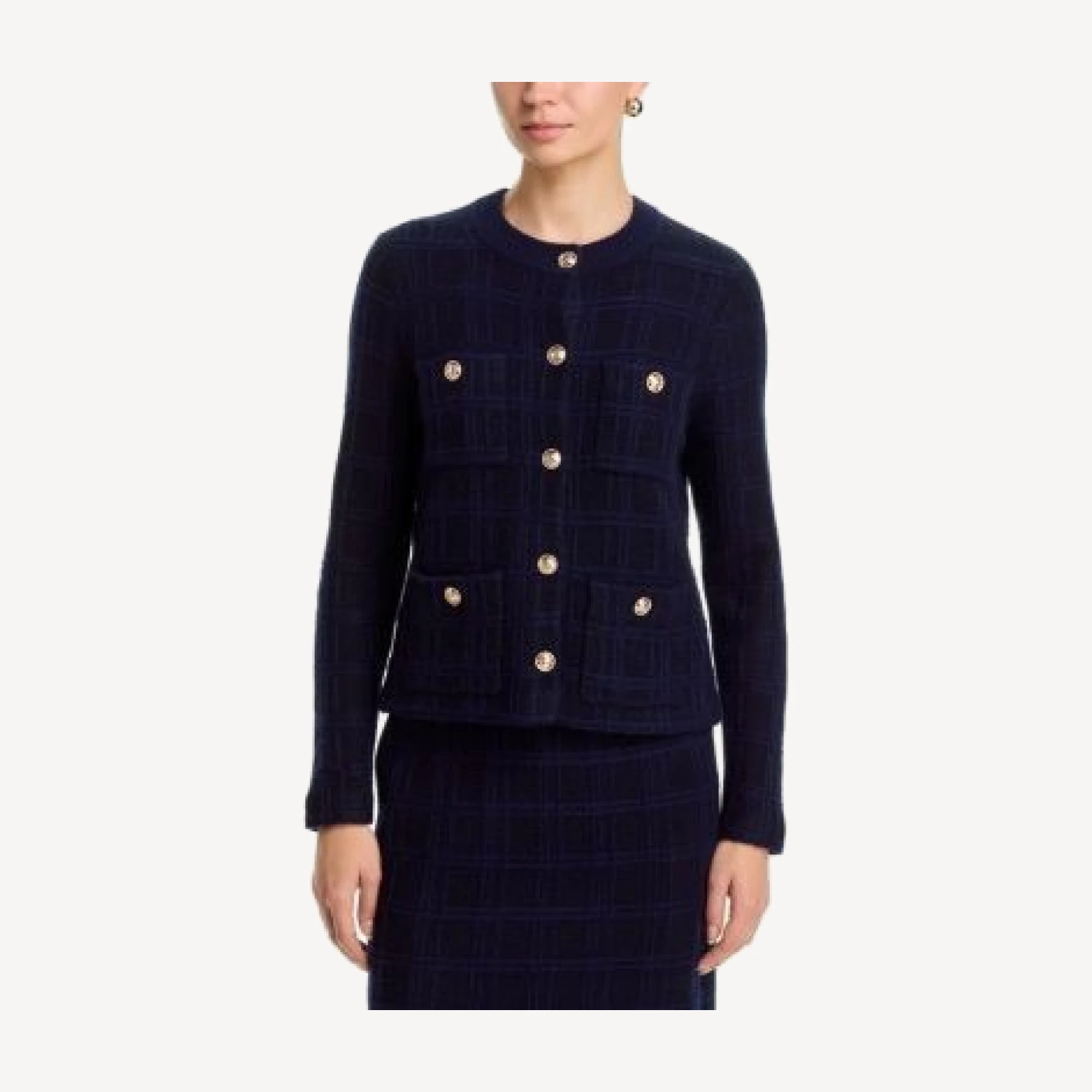 C by Bloomingdale's Cashmere 100% Cashmere Crewneck Cardigan Sweater - Exclusive