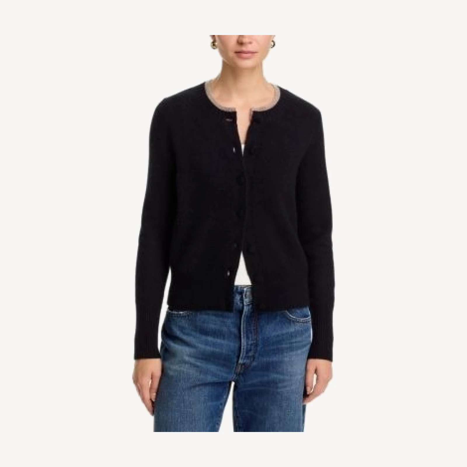 C by Bloomingdale's Cashmere 100% Cashmere Crewneck Cardigan Sweater - Exclusive