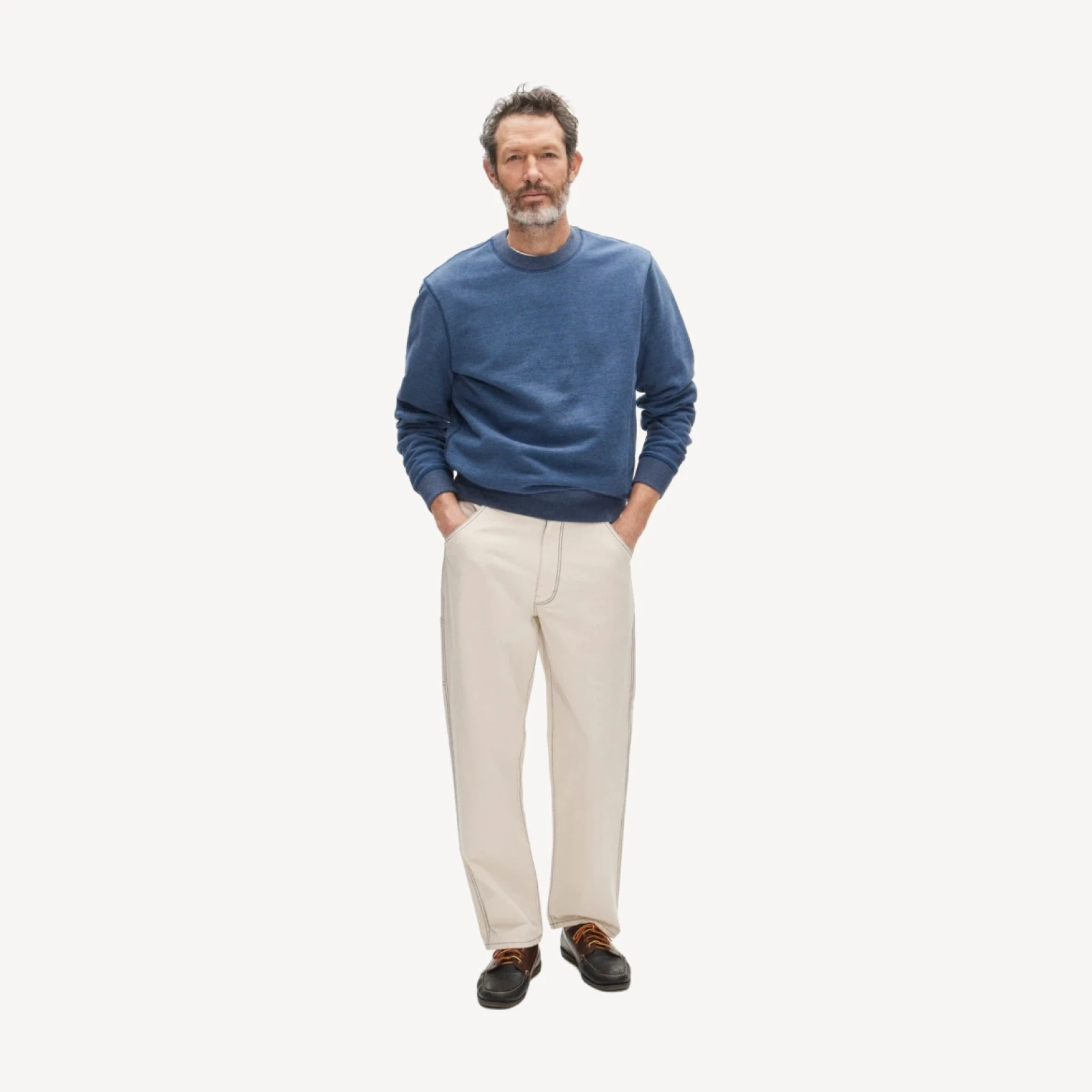 Wallace & Barnes carpenter pant in seeded canvas