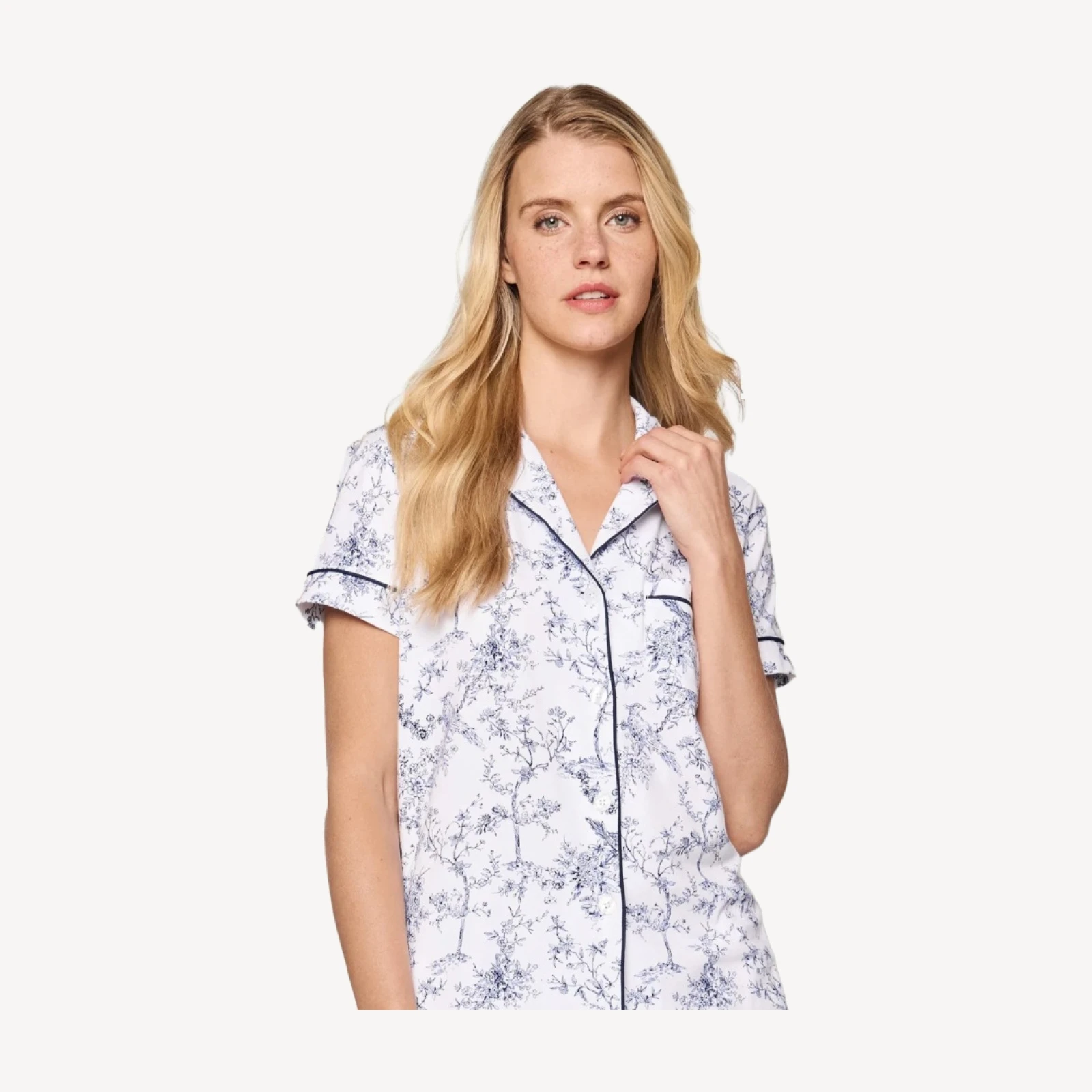 Petite Plume™ women's Pima cotton short set