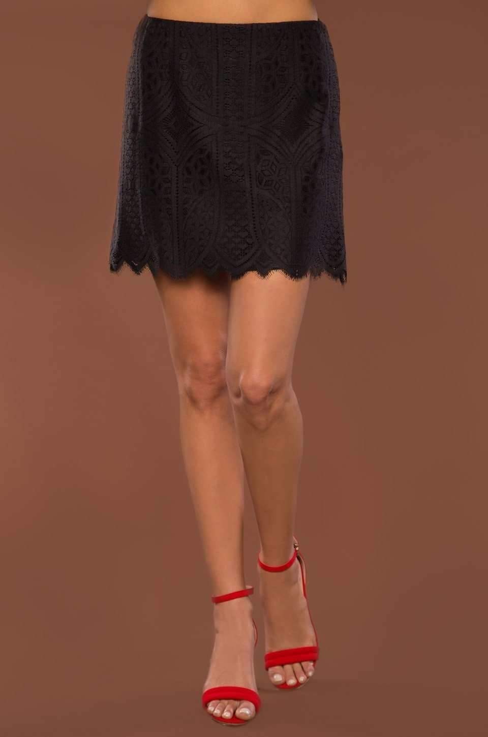 Nicholas Skirt | Ebony Black