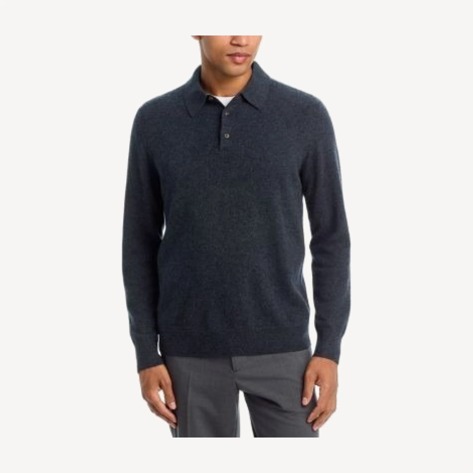 The Men's Store at Bloomingdale's Merino Cashmere Polo Sweater - Exclusive