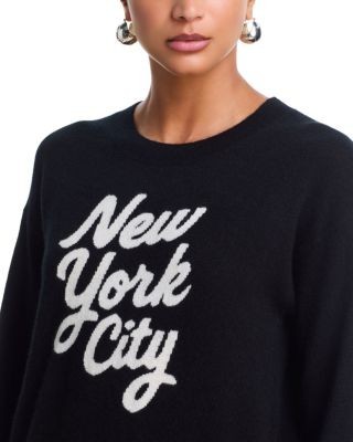 Aqua Cashmere Nyc Crewneck Sweatshirt - Exclusive