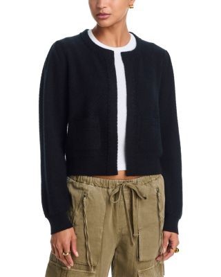 Aqua Cashmere Puff Sleeve Jacket - Exclusive