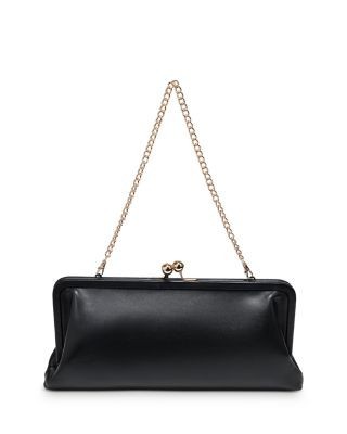 Aqua Leather Coin Purse Clutch - Exclusive
