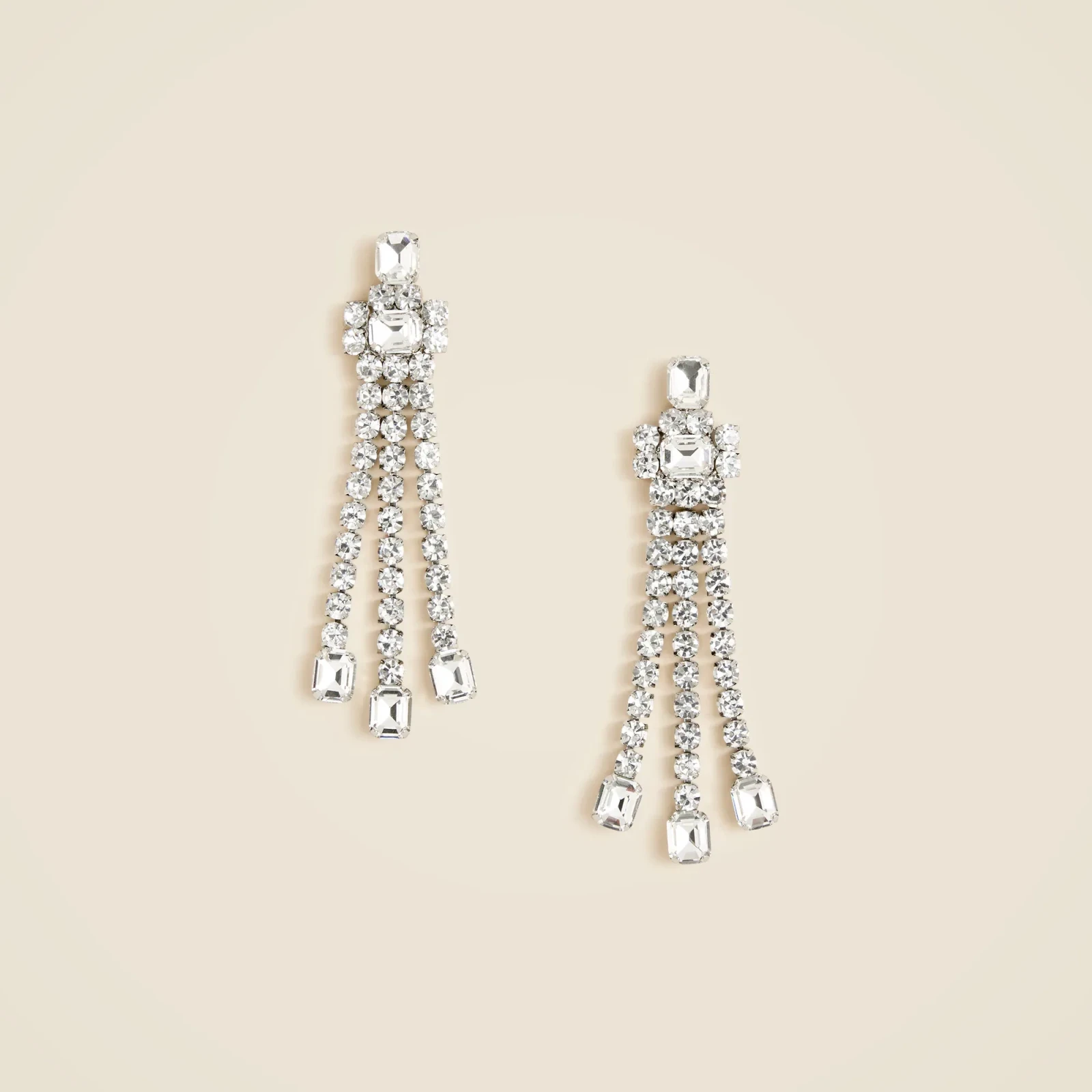 Beaded tassel earrings